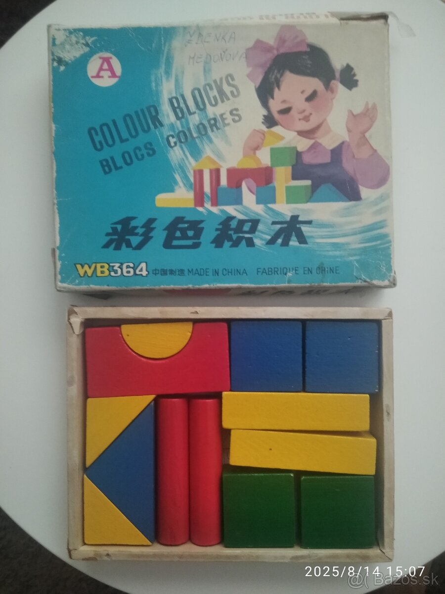 Retro skladacie kocky