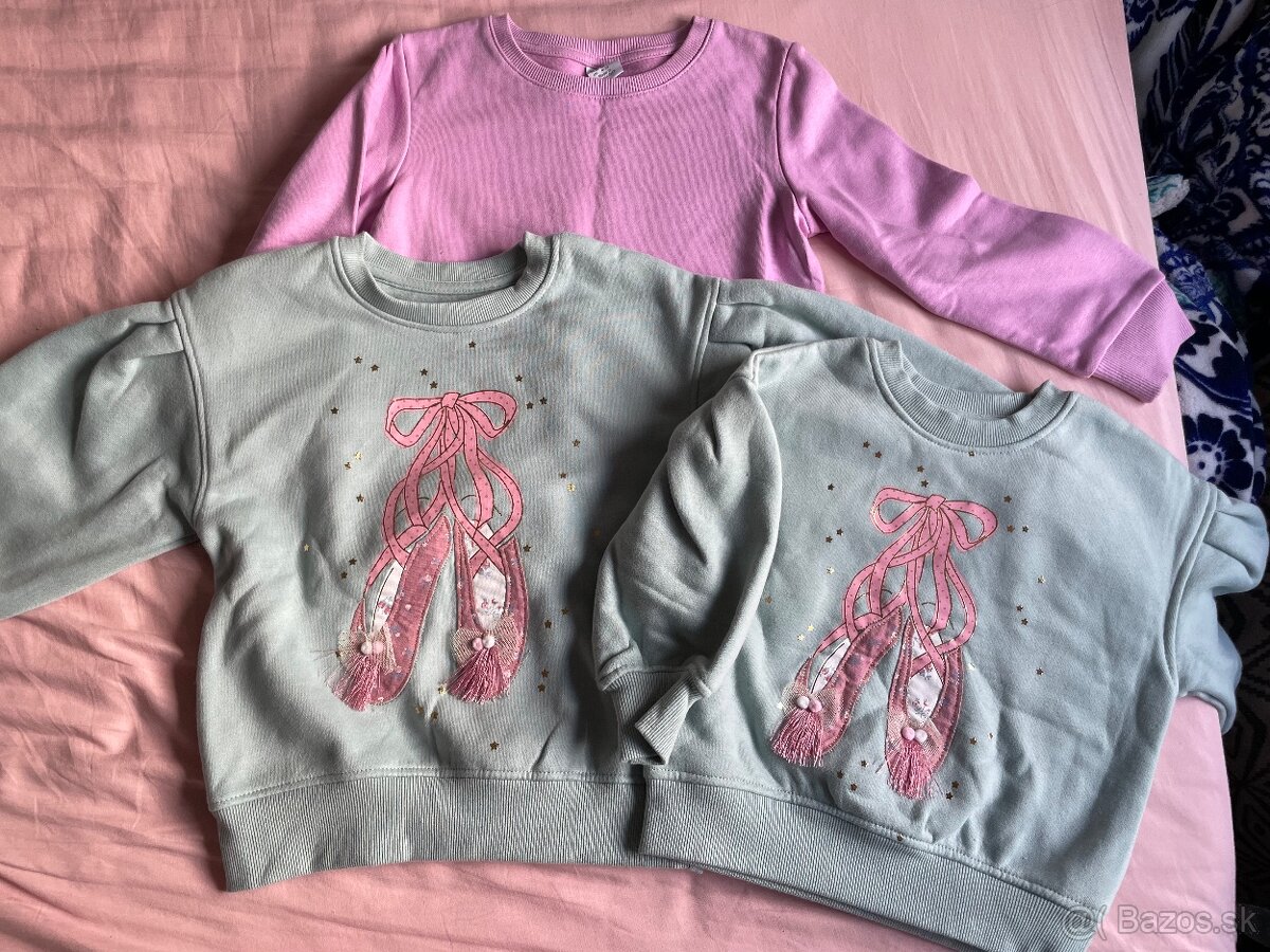 Mikiny NOVÉ nenosené ( Lindex, Primark)