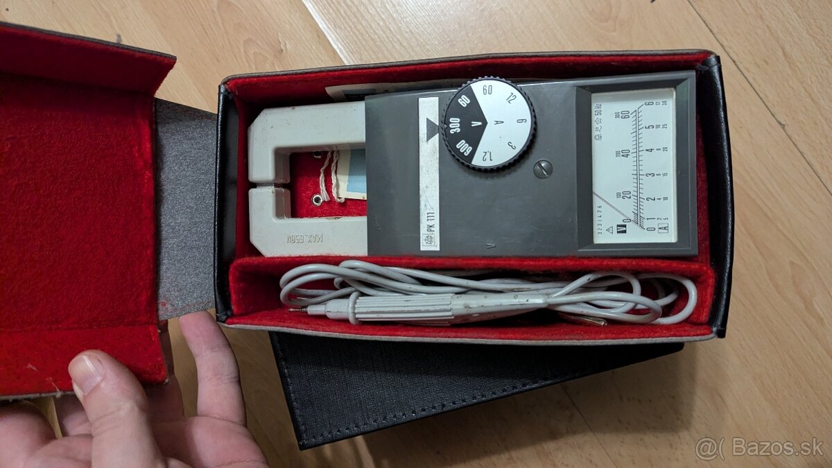 Kliešťový ampérmeter Metra Blansko PK 111