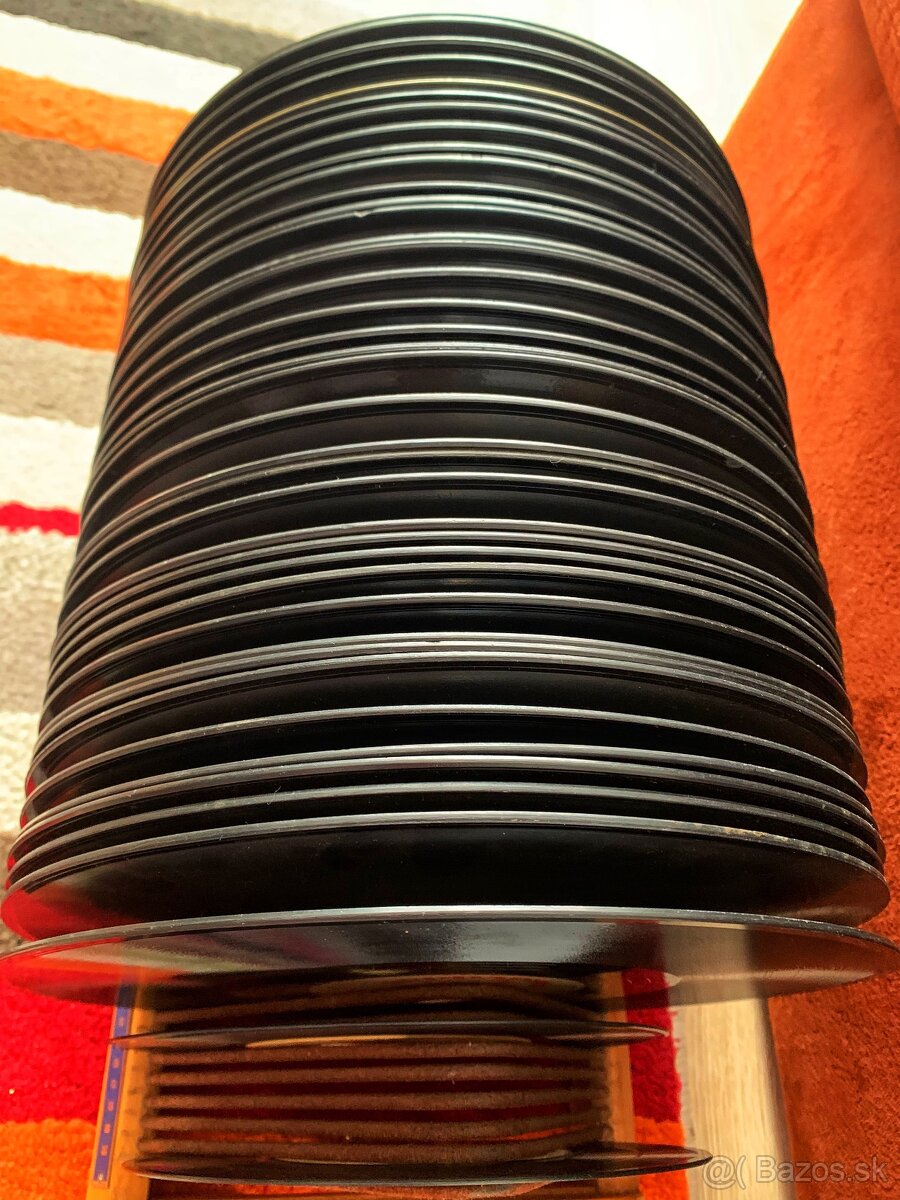 Šelakové platne so stojanom 40ks