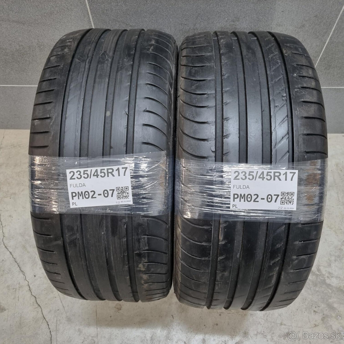 Letné pneumatiky 235/45 R17 FULDA