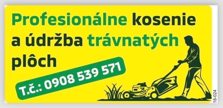 Kosenie a údržba trávnatých plôch