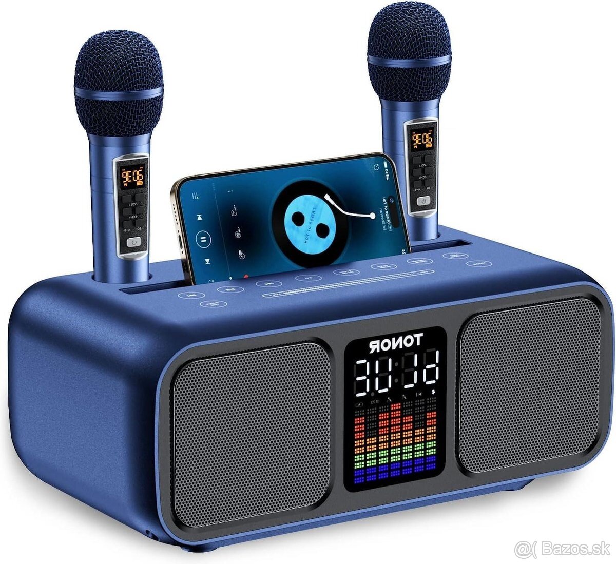 Karaoke set - prenosný reproduktor pre karaoke s 2 bezdrôtov
