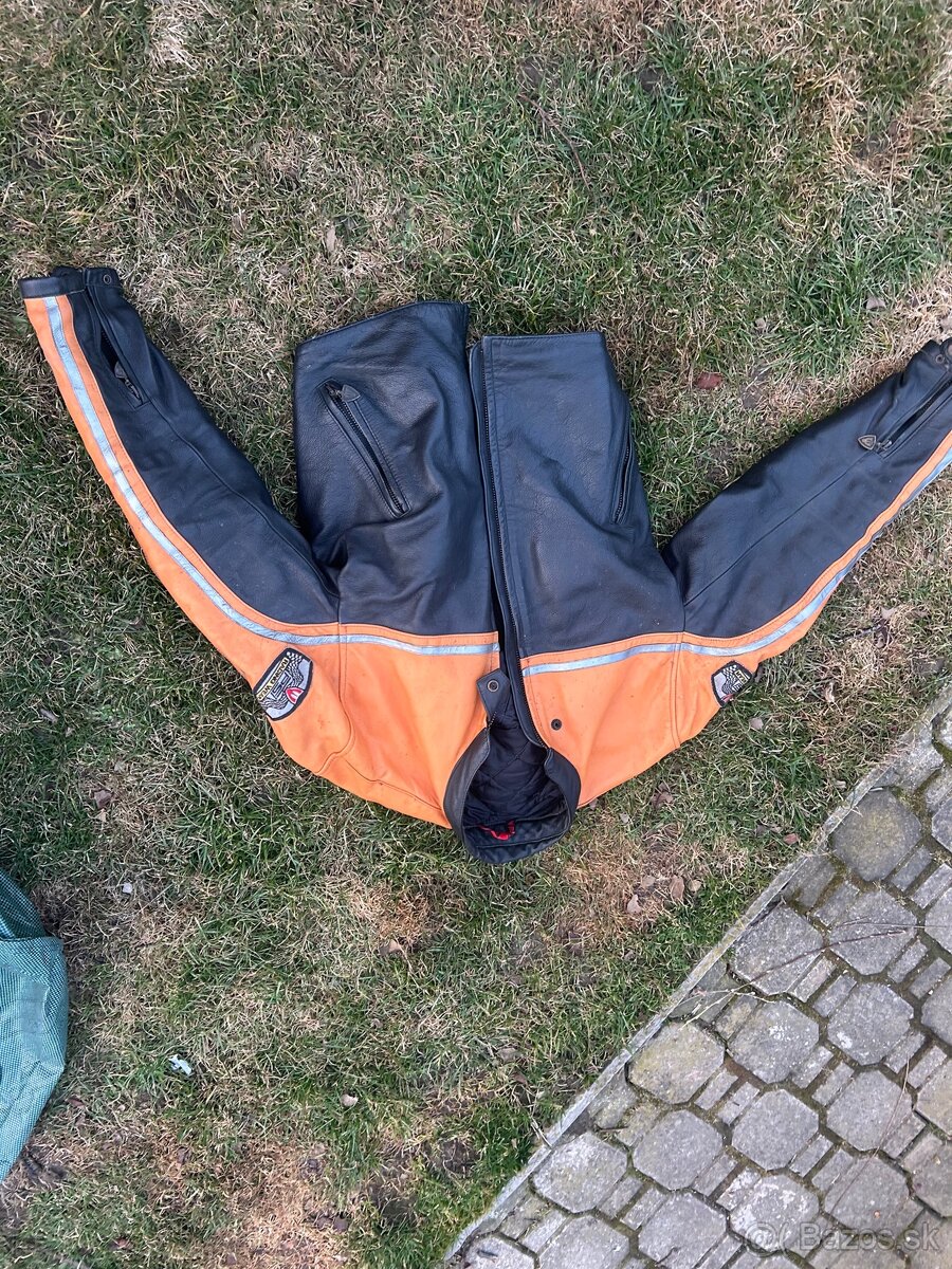 Kožená moto bunda