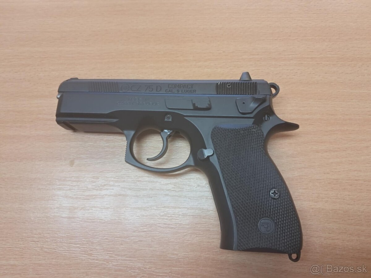 Samonabíjacia pištoľ, zn. CZ 75 D Compact 9mm LUGER