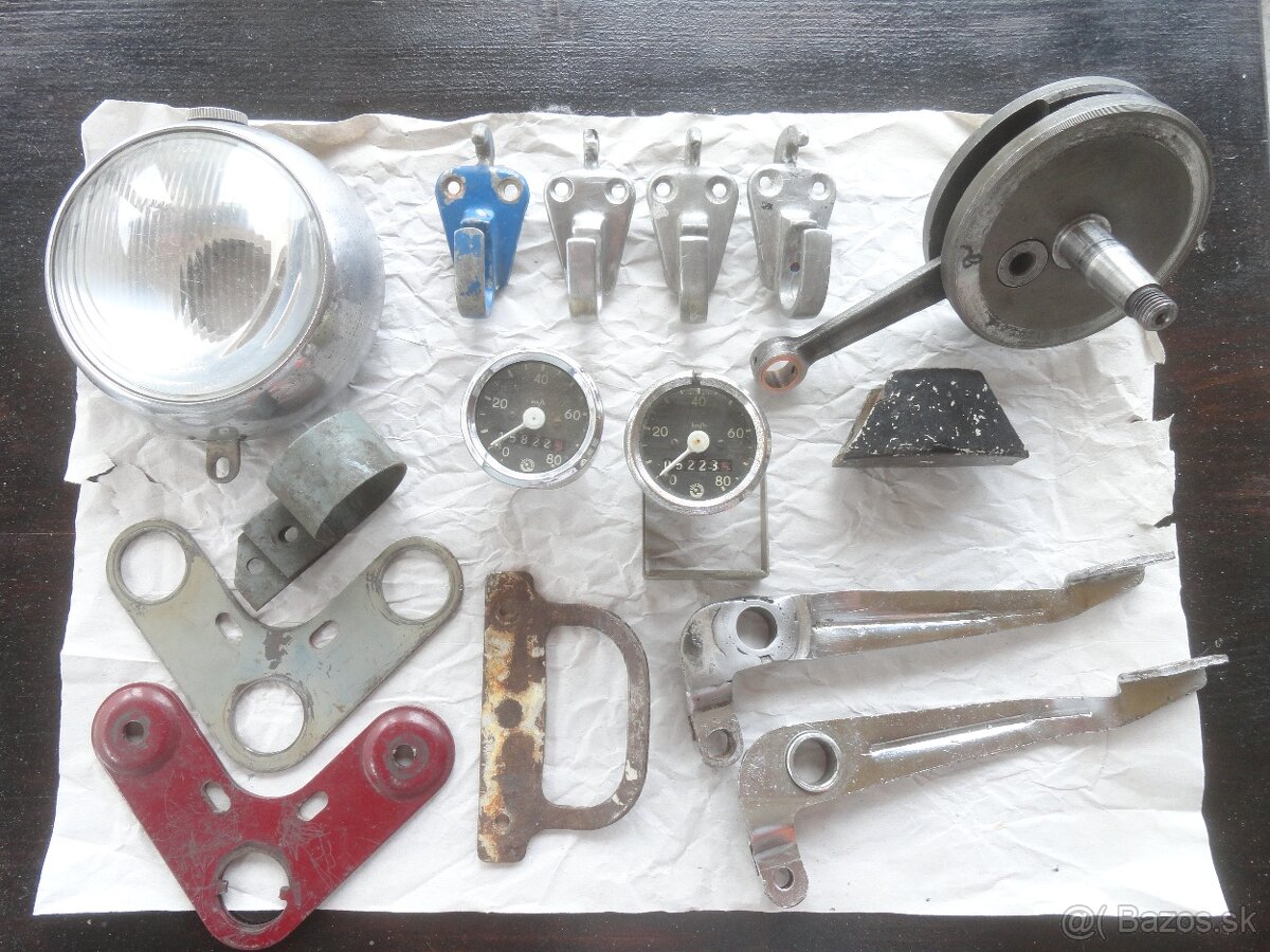 Jawa 20, 21 Pionier a 23 Mustang diely