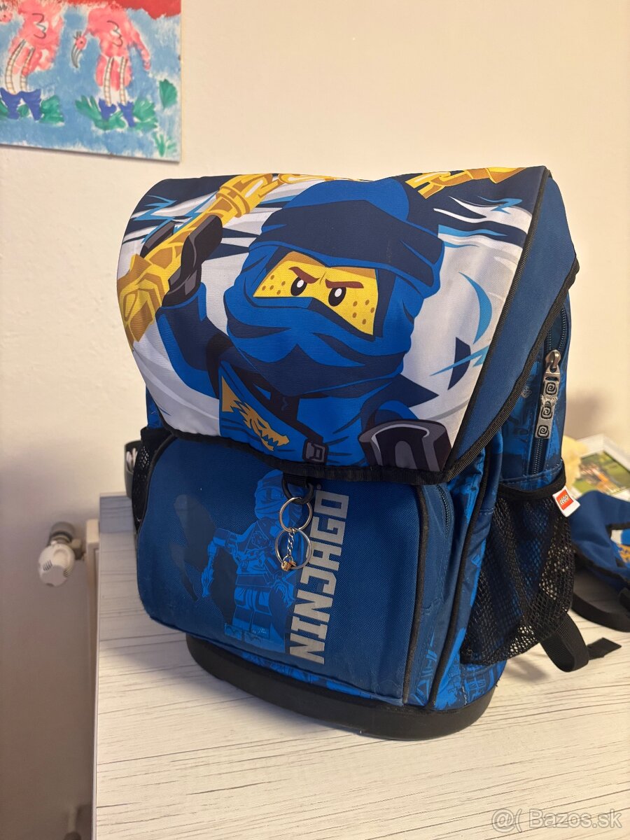 Detská školská taška LEGO Ninjago + vrecko na TV