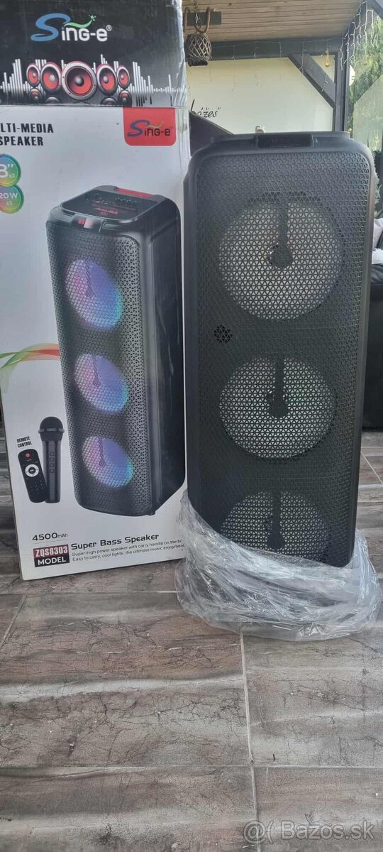 Partybox bluetooth 95cm vysoky