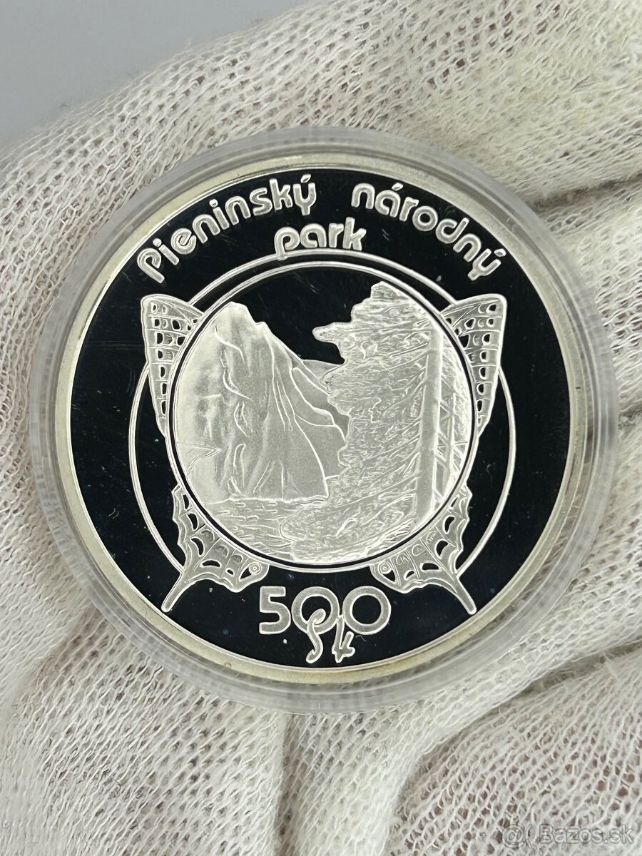 500 sk 1997 Pieniny proof investičné striebro
