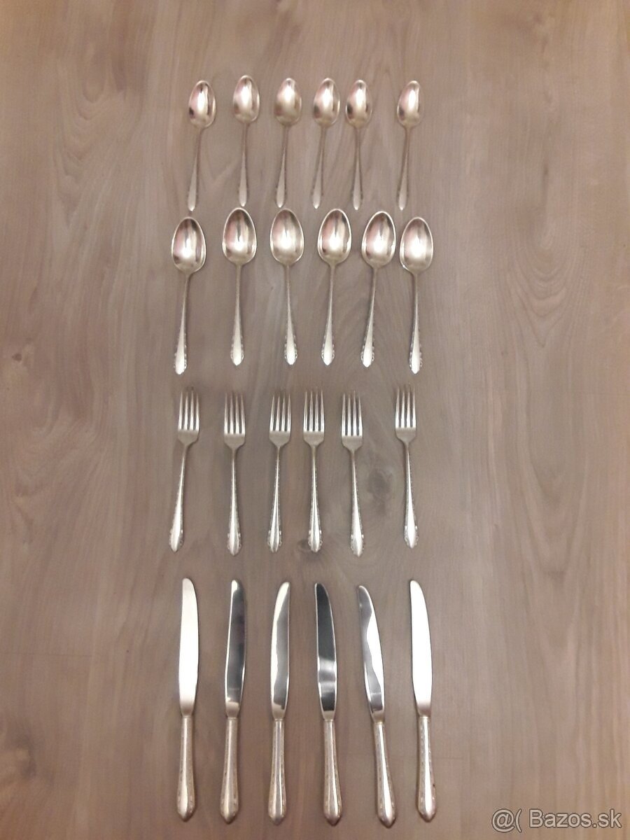 Príbor, brúsené misky.. Retro