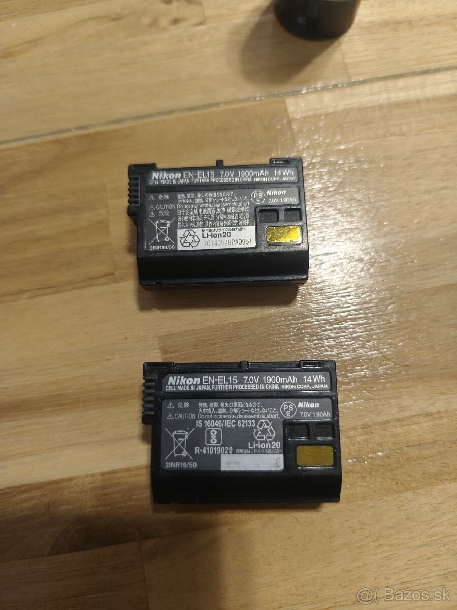 Predám batérie Nikon EN-EL15