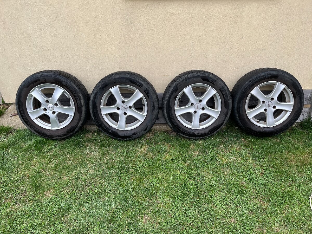 R15 hliníkové disky Dezent rozteč 4x108 6x15 ET25