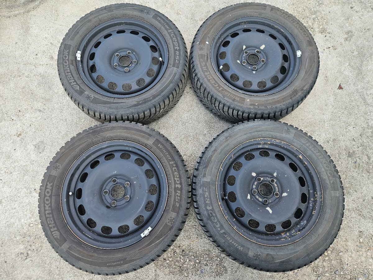 Predám zimnú sadu plecháčov Kamiq 5x100 r16