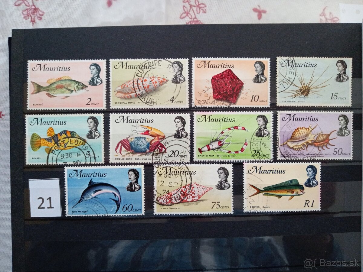 Poštové známky č.472 - AFRIKA II. - 20 sérií