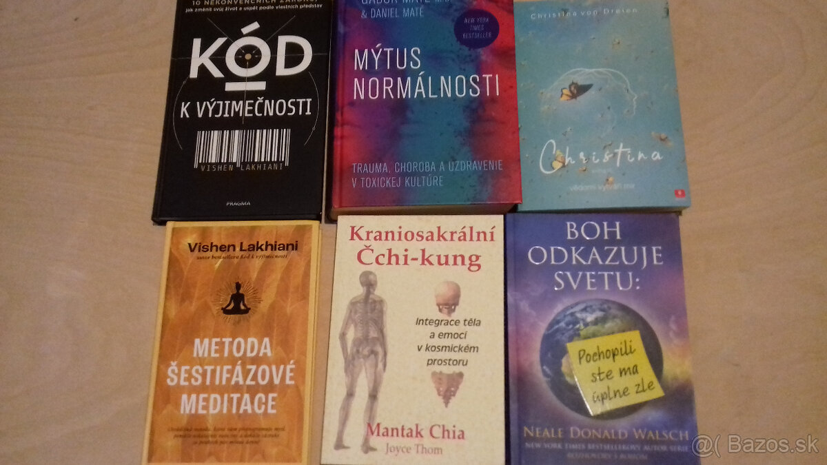 Predám veľa rôznych kníh