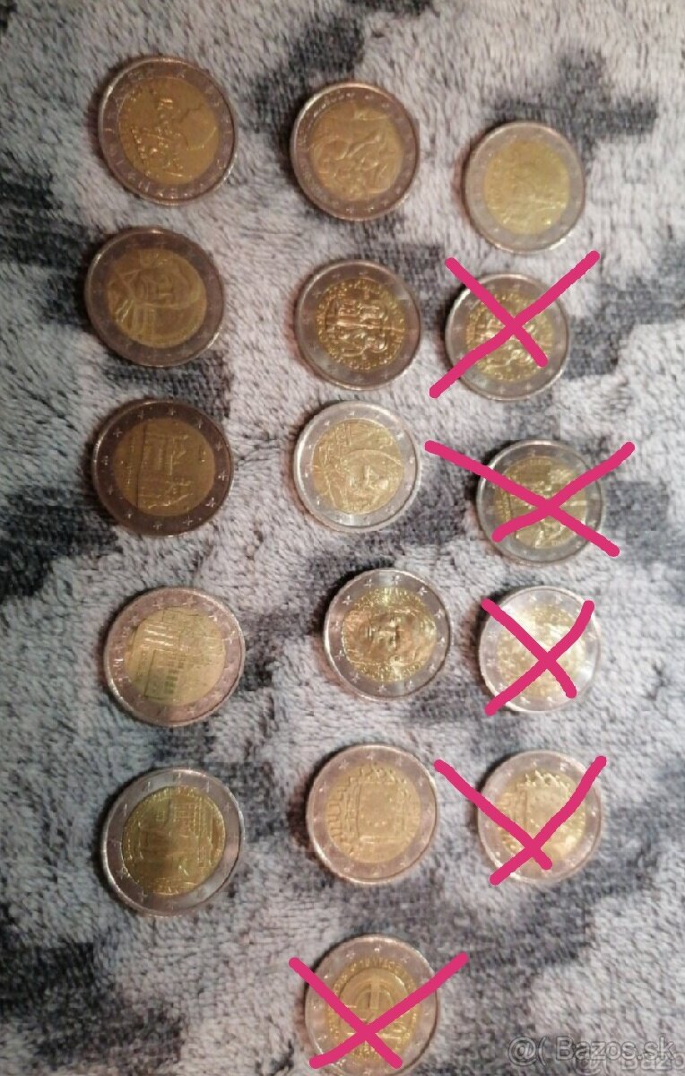 Predám 2€ zberateľské euromince