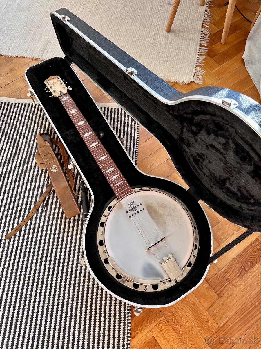 Deering gitara 6-strunové banjo