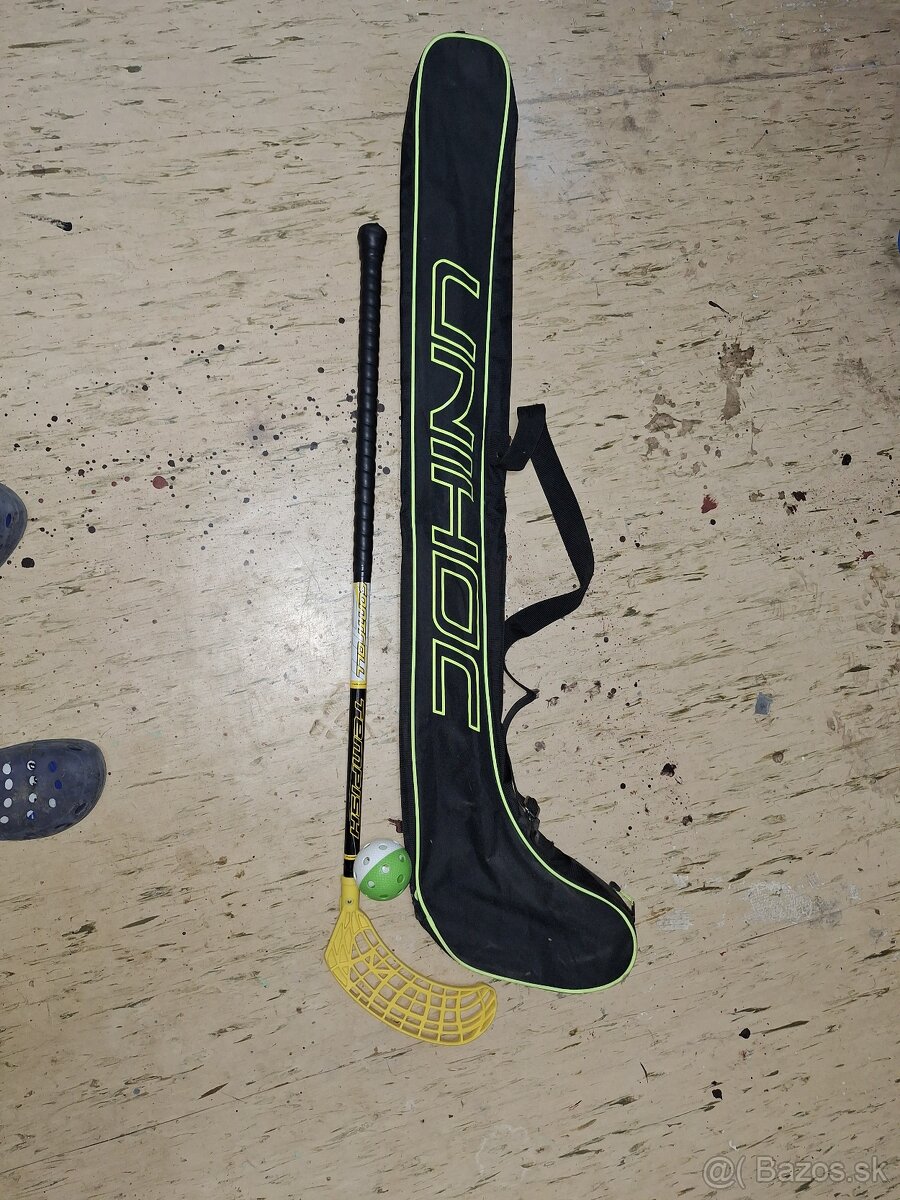Predám hokejku na floorball + obal + lopticka