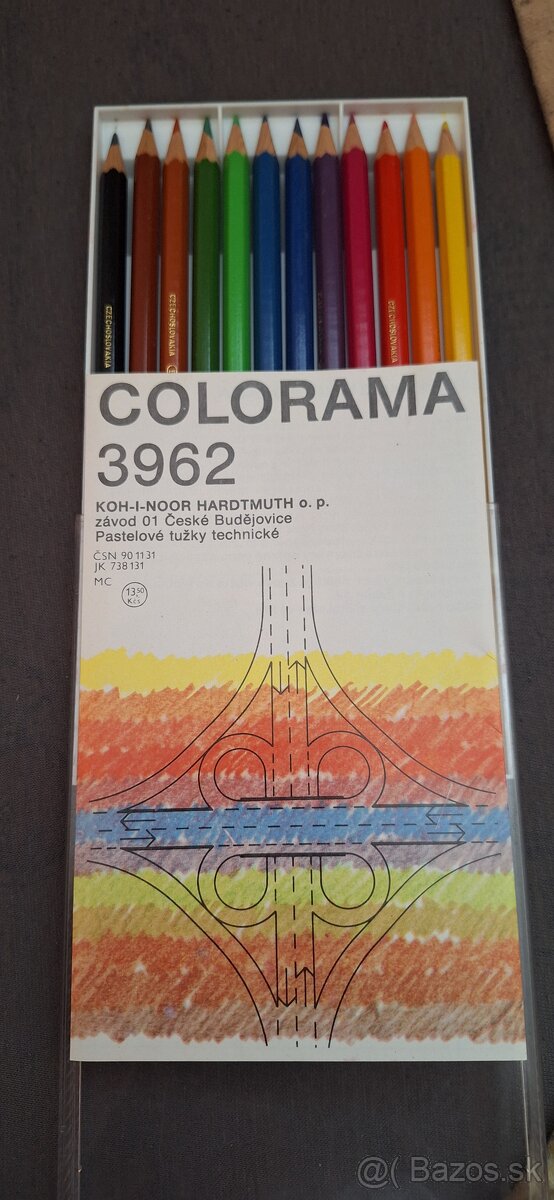 Predám staré pastelové ceruzky COLORAMA