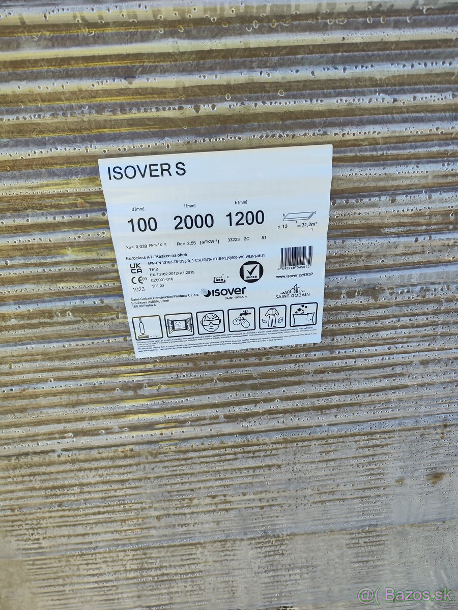 Minerálna izolácia Sklená vata isover