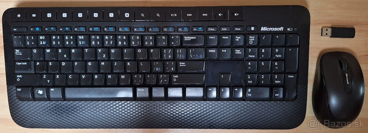 bezdrotova klavesnica s mysou MICROSOFT Wireless 2000