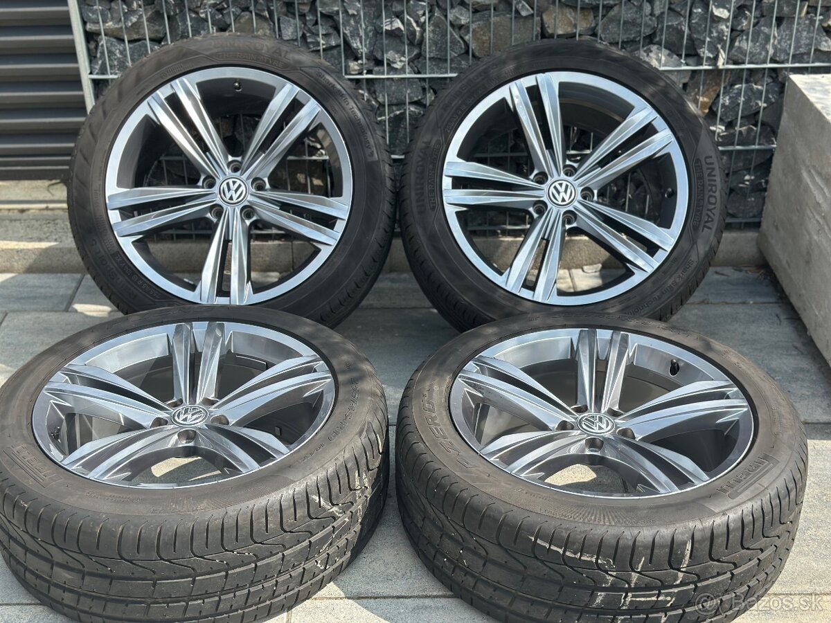 ✅ 5x112 r19 Sebring antracit krasne top stav