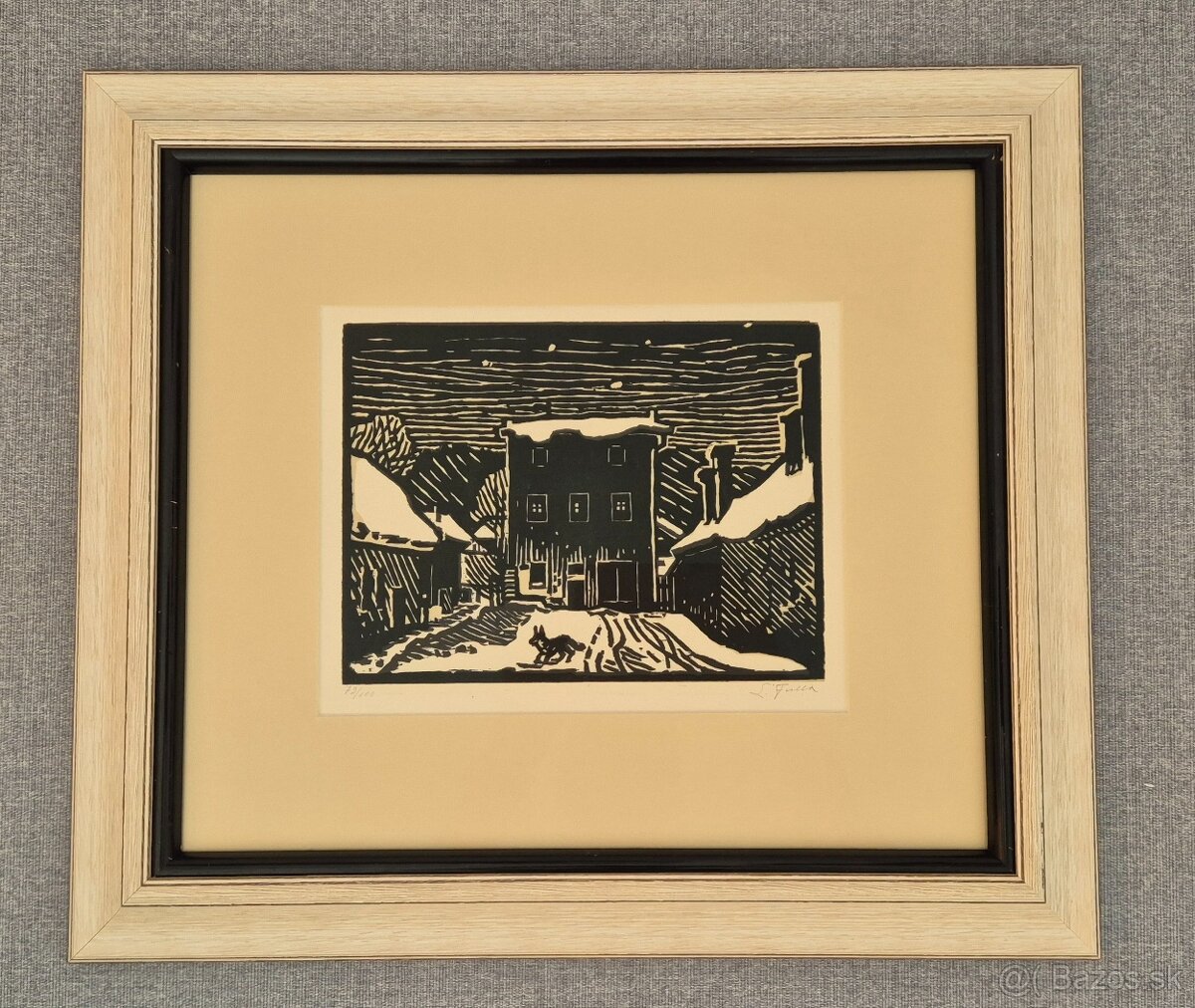 Ľudovít Fulla - Opustený dom (1946)