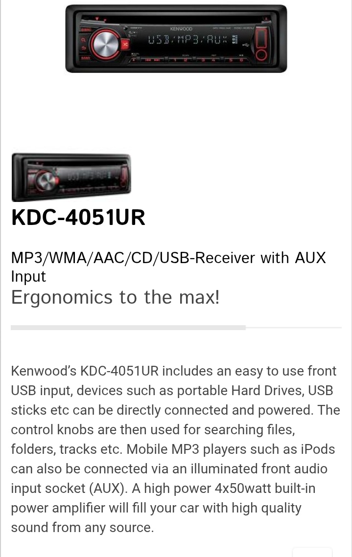 autorádio Kenwood