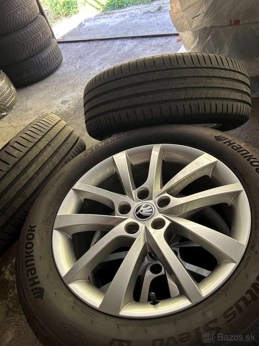 Škoda kodiaq letná sada 5x112 r18 - 235/55/r18