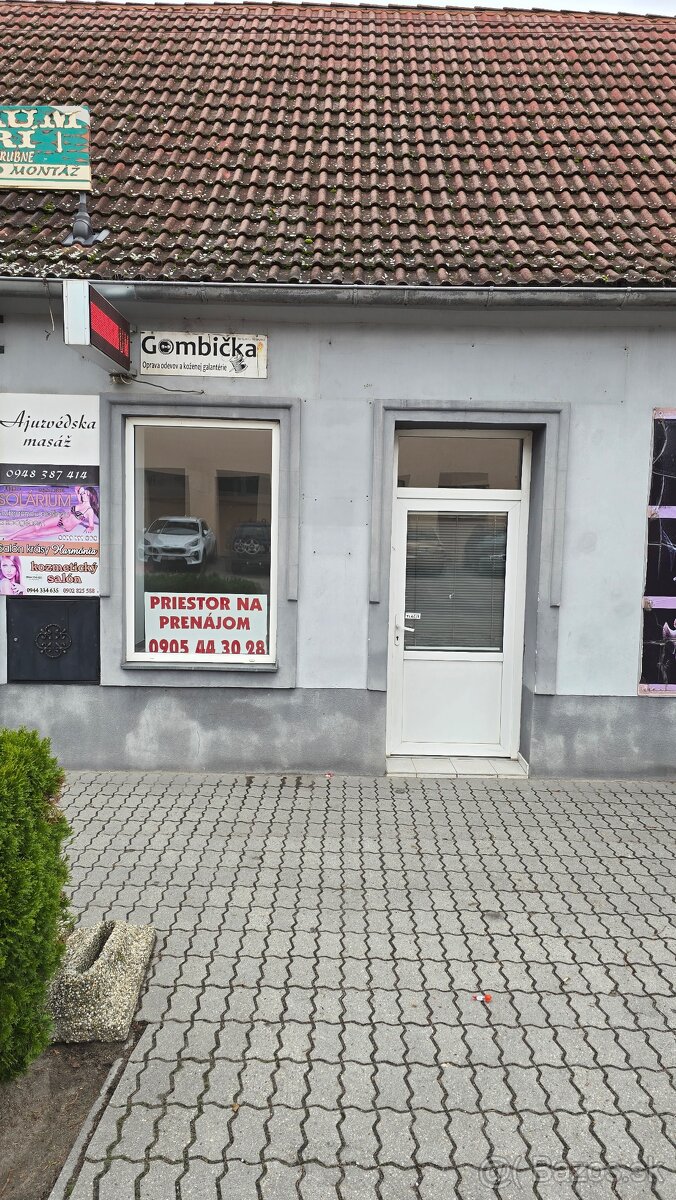 Prenájom obchodného priestoru