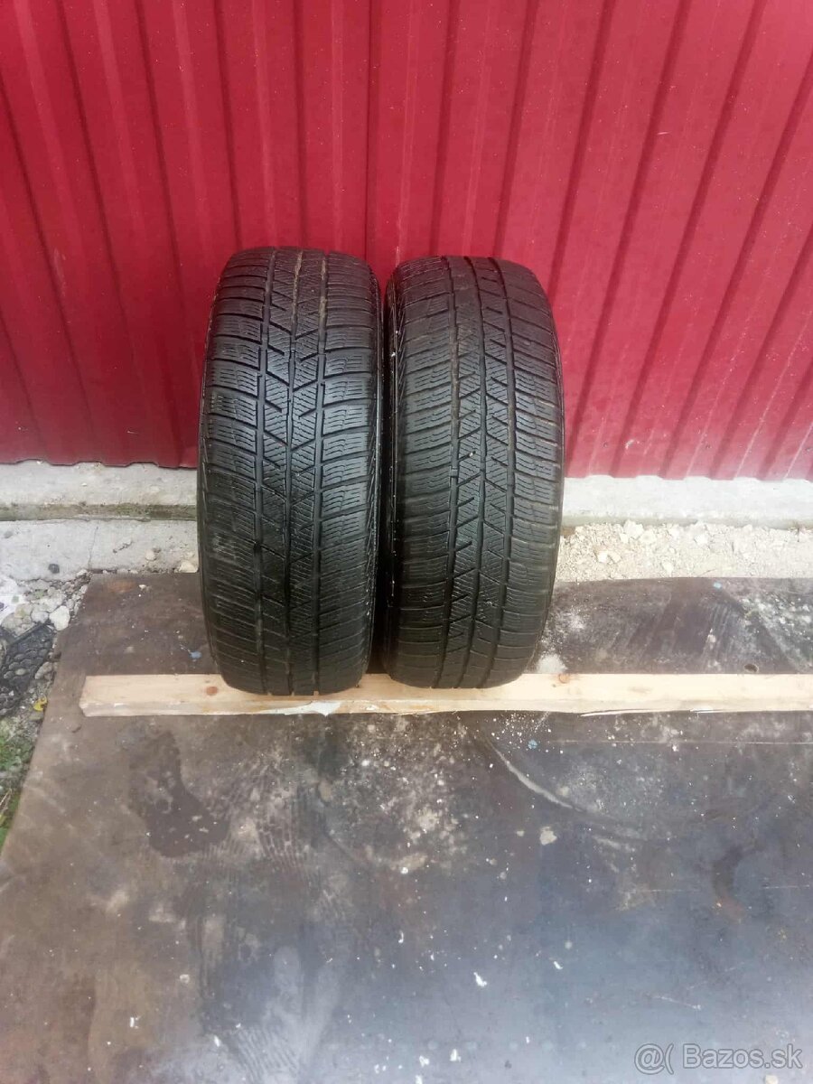 Predám 2ks zimné pneu.205/55R16 Barum dezen 5,5mm