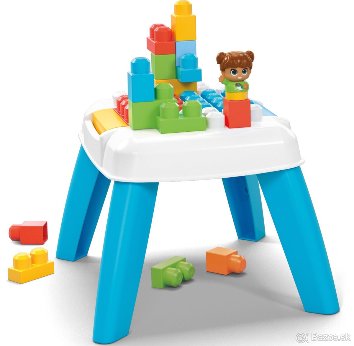 Mega Bloks Stolík s kockami. Stolík hračka pre deti