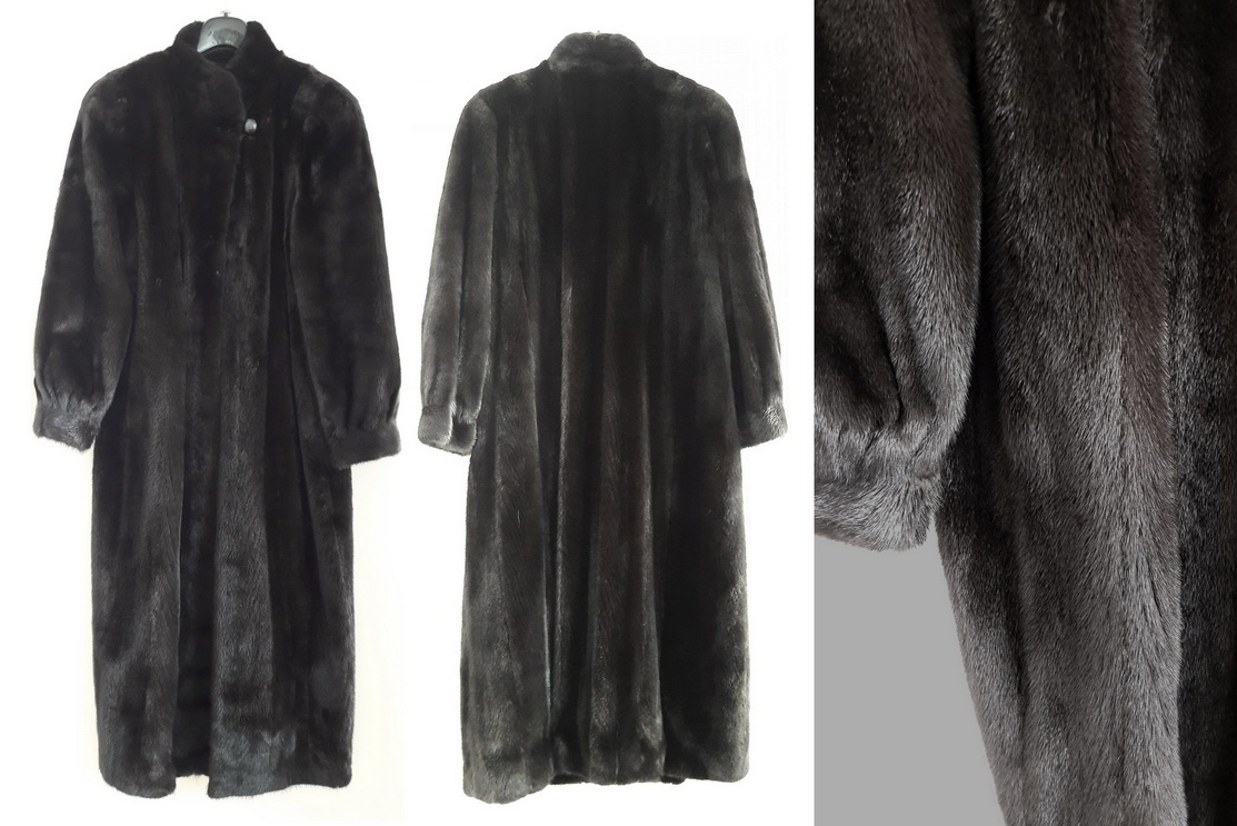 Predám čierny norkový kožuch