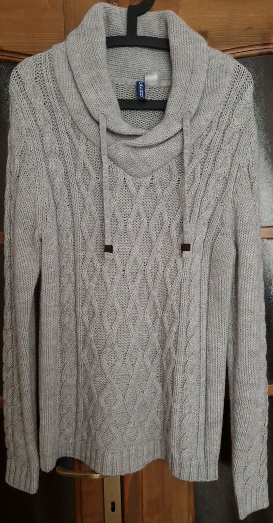 Pánsky sveter H&M sivý veľkosť S