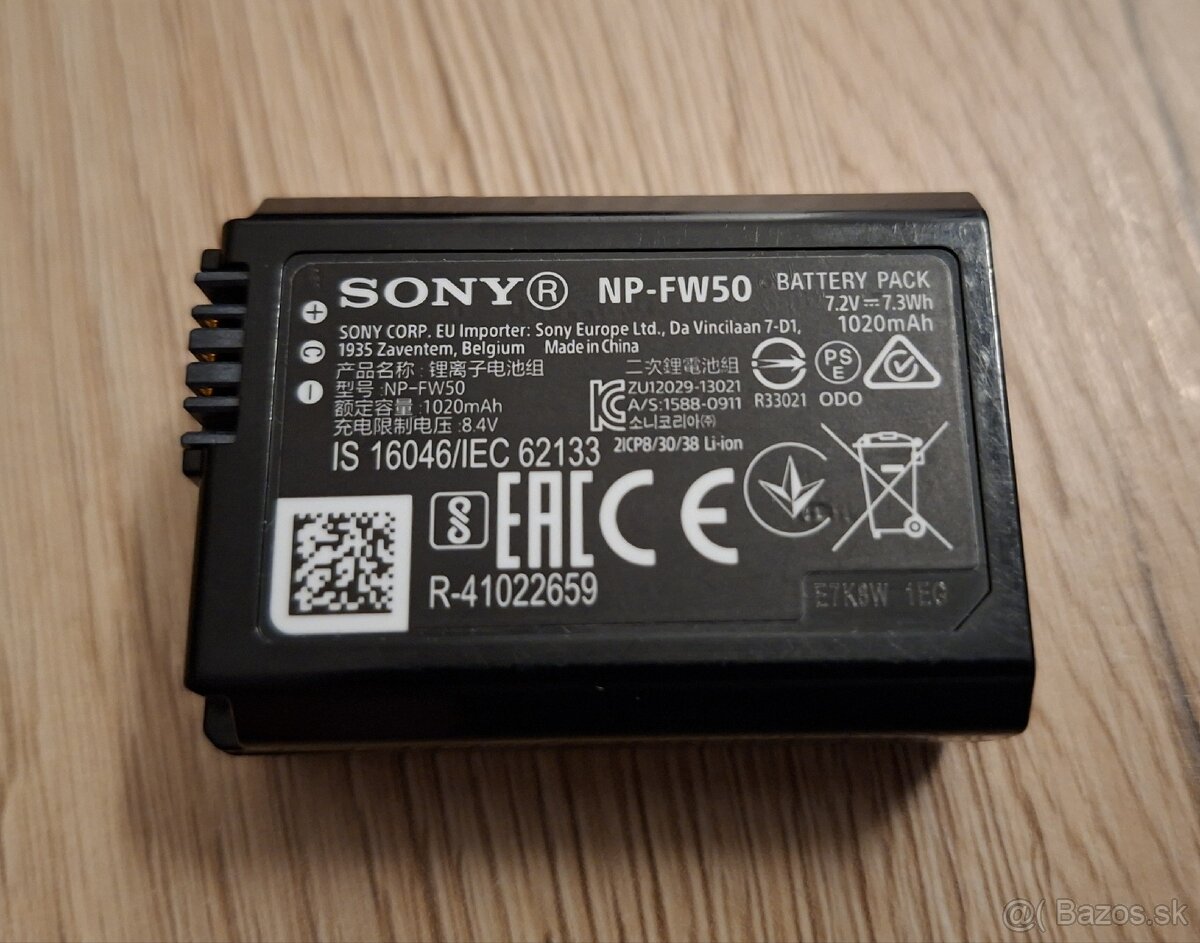 Originálna batéria Sony NP-FW50