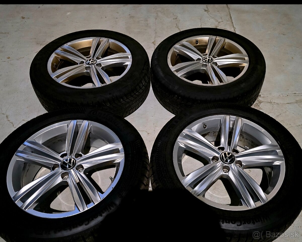 Predam Original Elektrony Volkswagen 5x112 r18 a zimne pneu