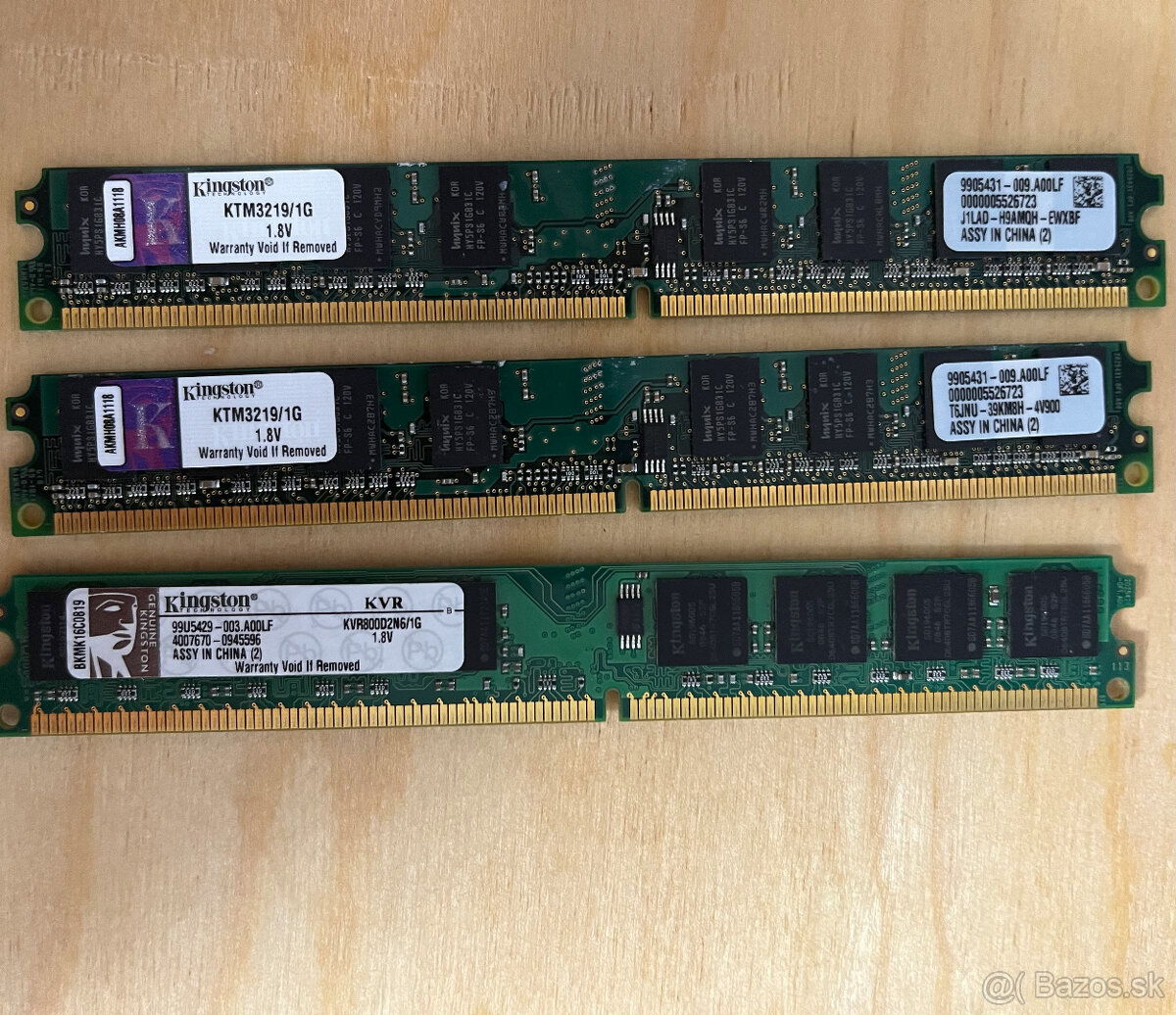 Operačné pamäte RAM PC2 DDR2