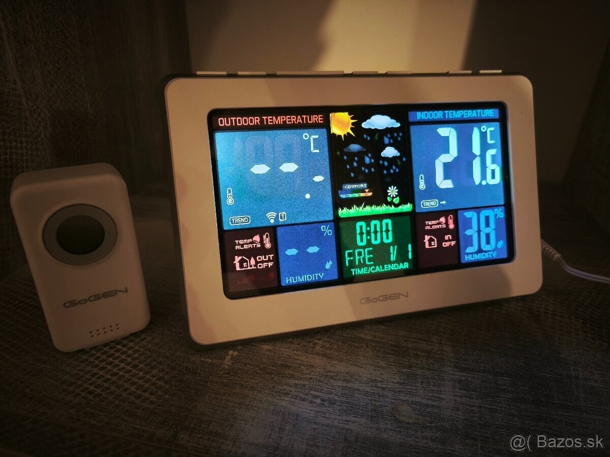 Predám farebnú meteostanicu GOGEN