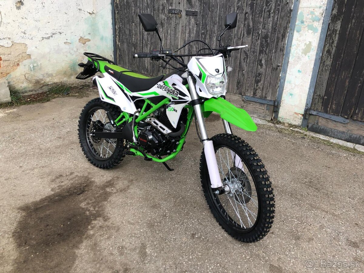 Nove Cestné enduro DEFENDER 250 cm3 - kolesá 21/18 + Štartér