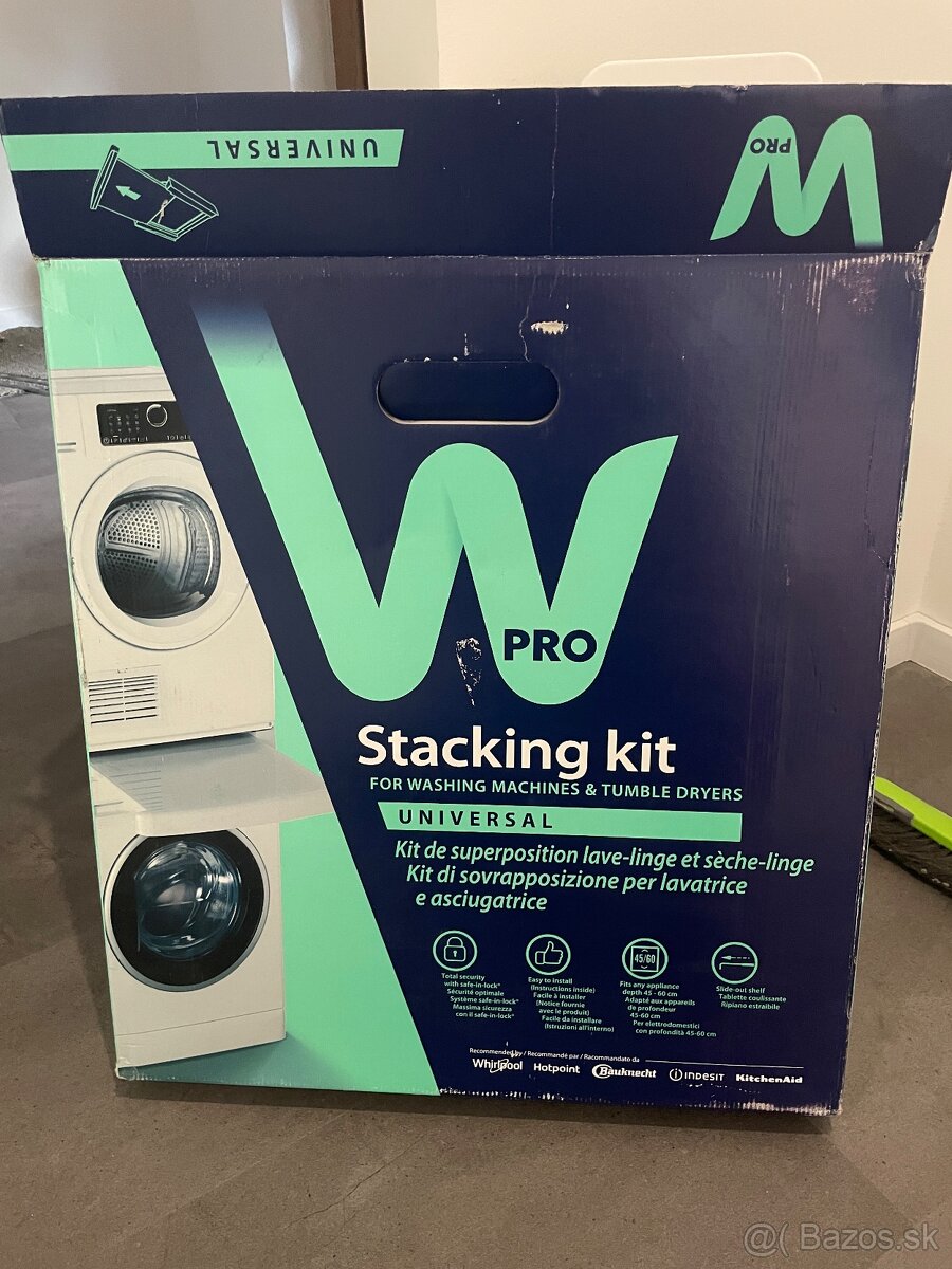 Medzikus - spojovací diel na práčku a sušičku W PRO Stacking