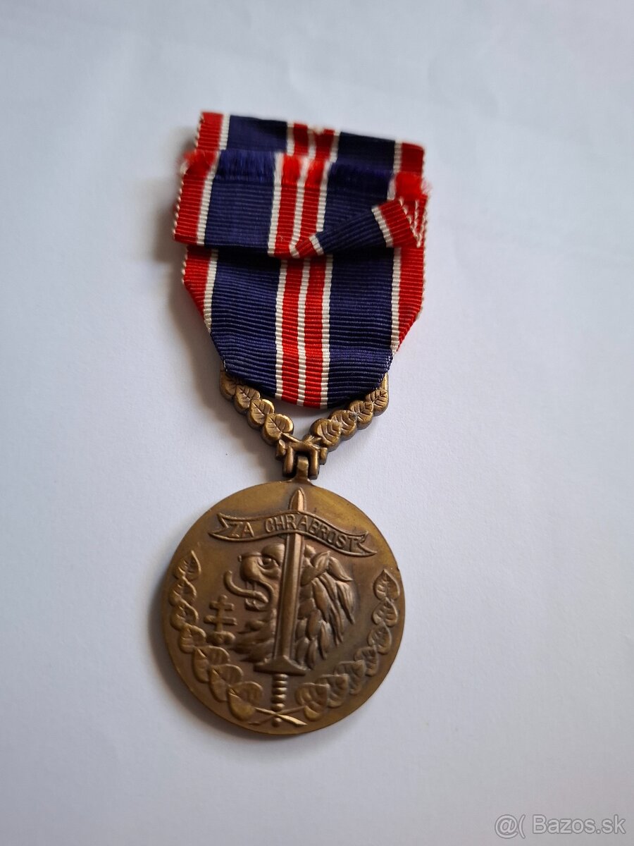 Medaila Za chrabrosť 1939