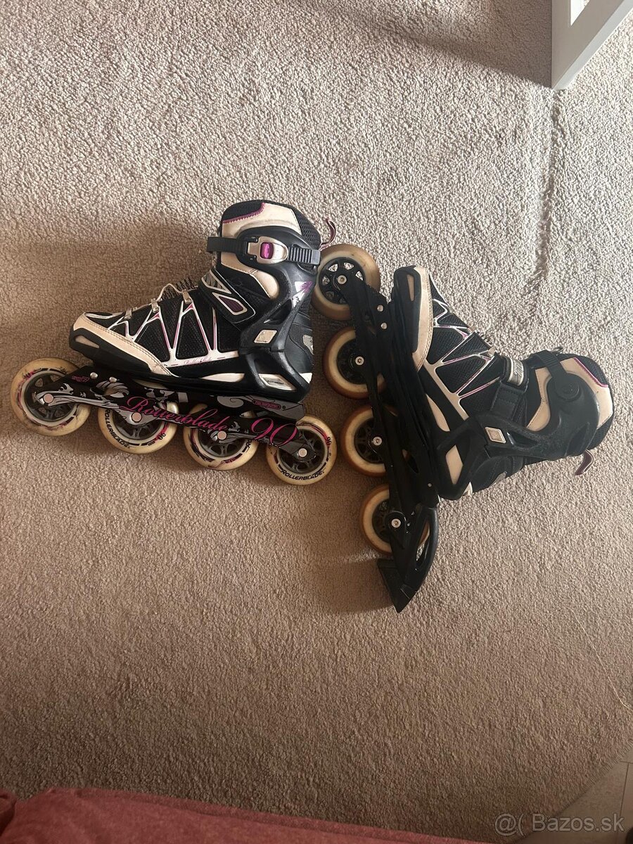 Kolieskove korcule Rollerblade W90 fitness veľ.38