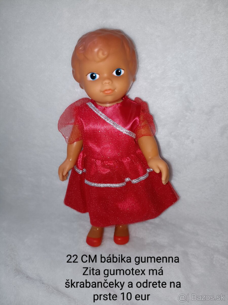 Retro bábika gumotex Zita