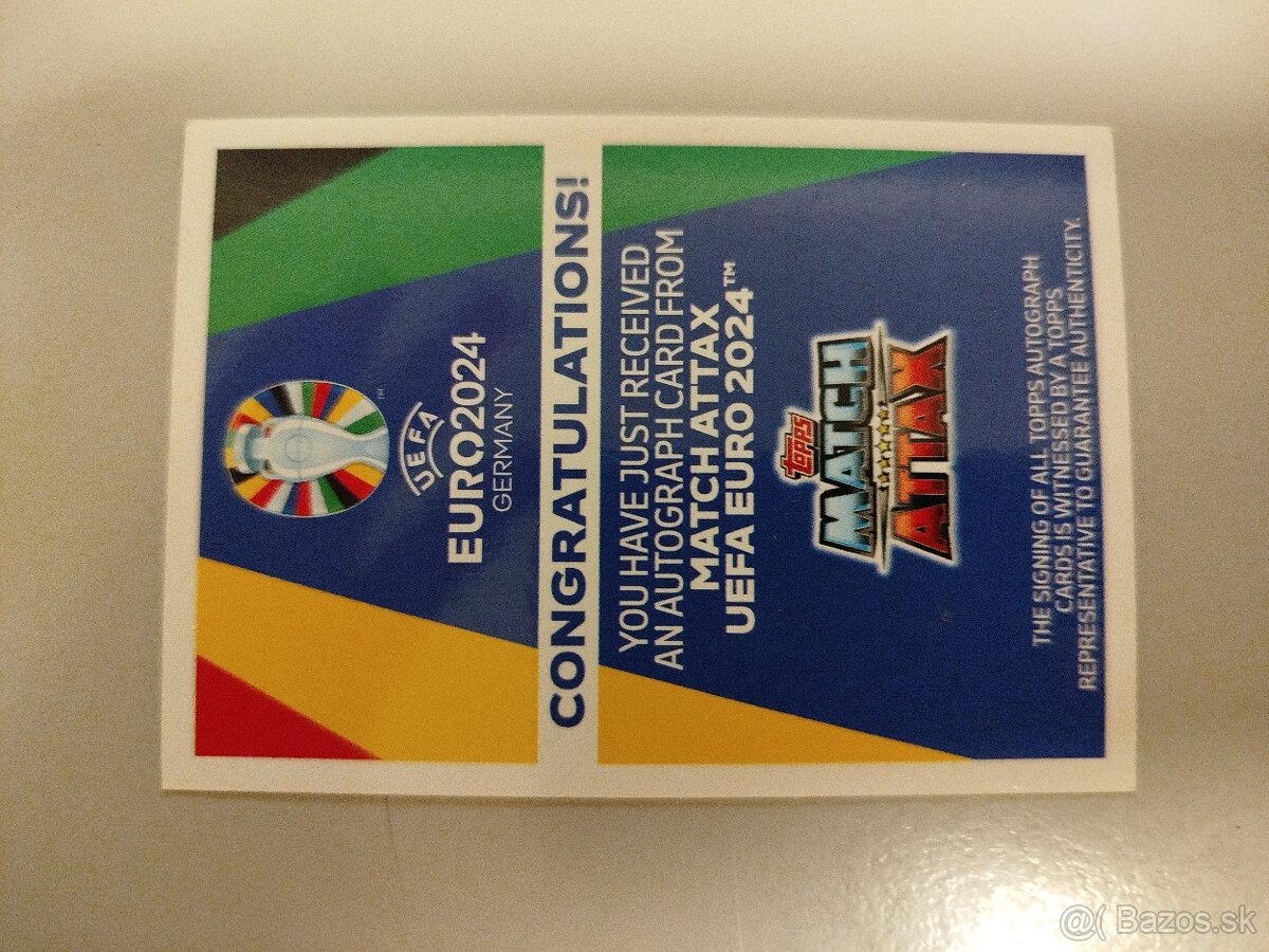 Zberateľská karta match attack UEFA EURO 2024