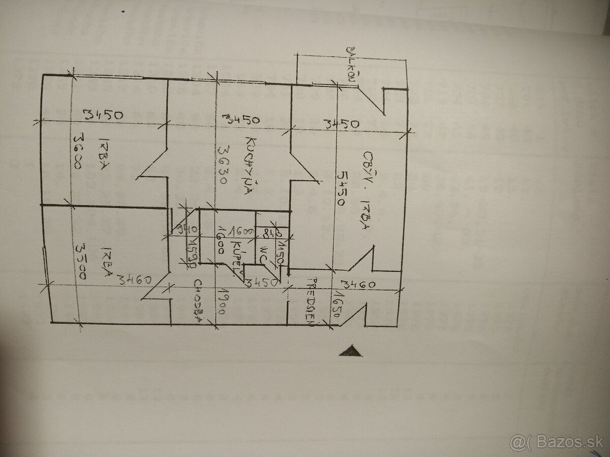 Vymením 3-izb. byt za menší