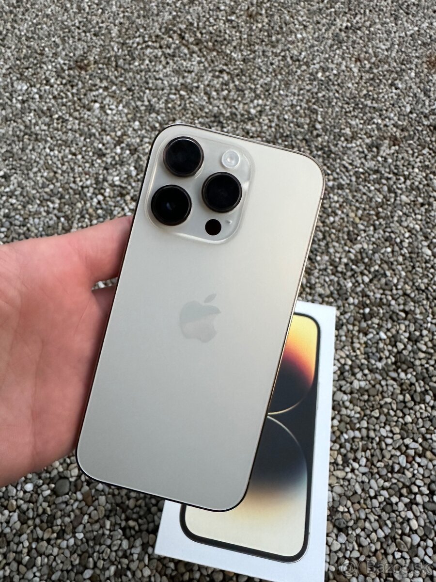 IPhone 14 Pro - baterie 100% gold