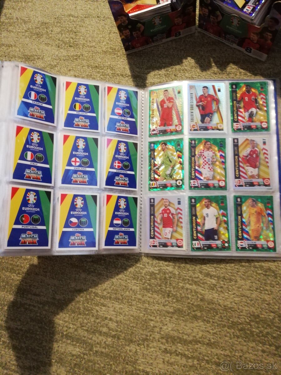 Euro 2024 futbalové karty