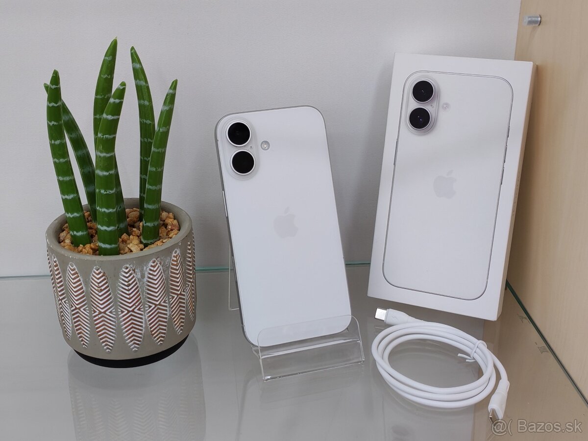 iPhone 16 128GB White | ZÁNOVNÝ