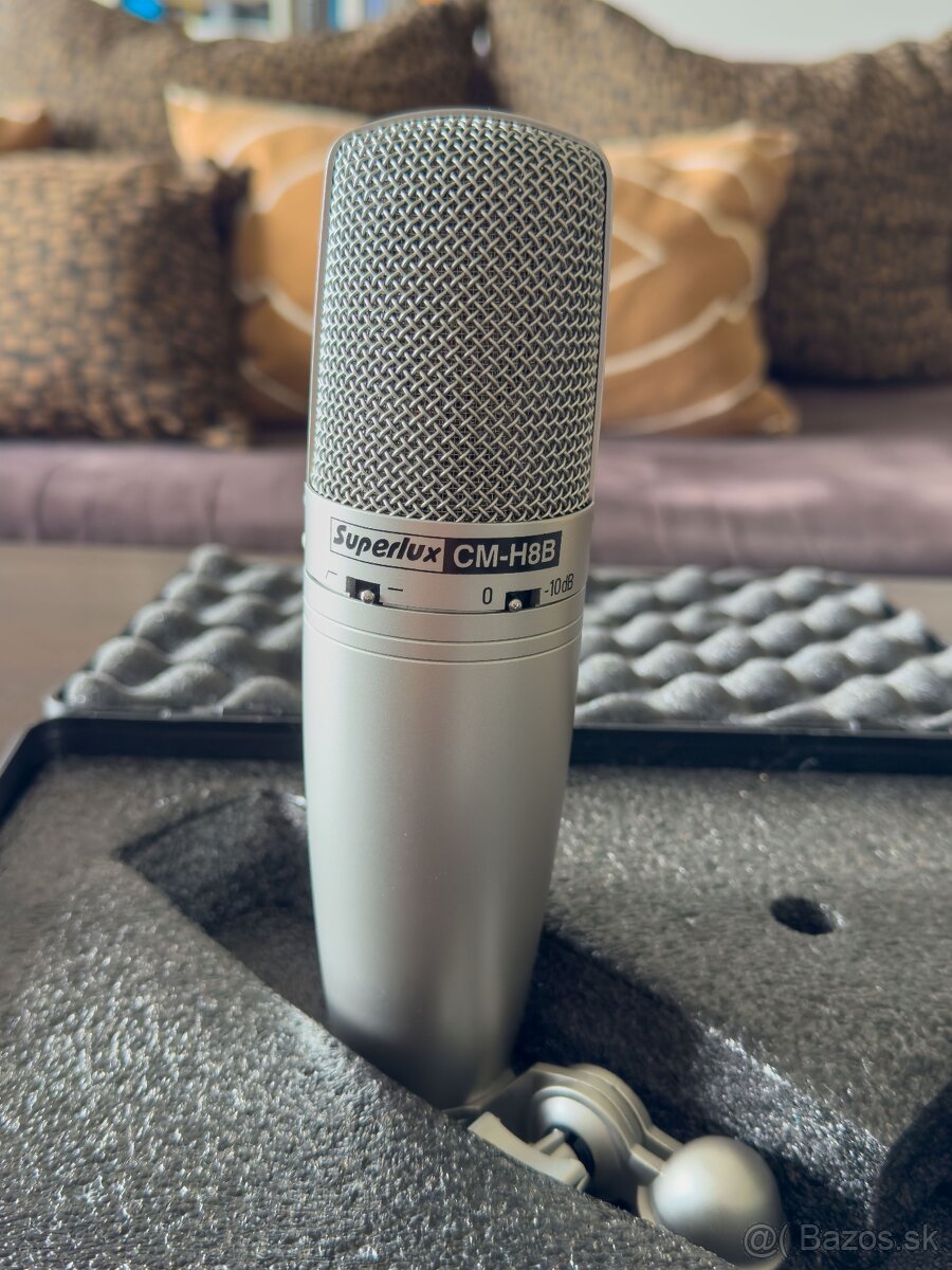 Superlux CMH8B Kondenzátorový štúdiový mikrofón
