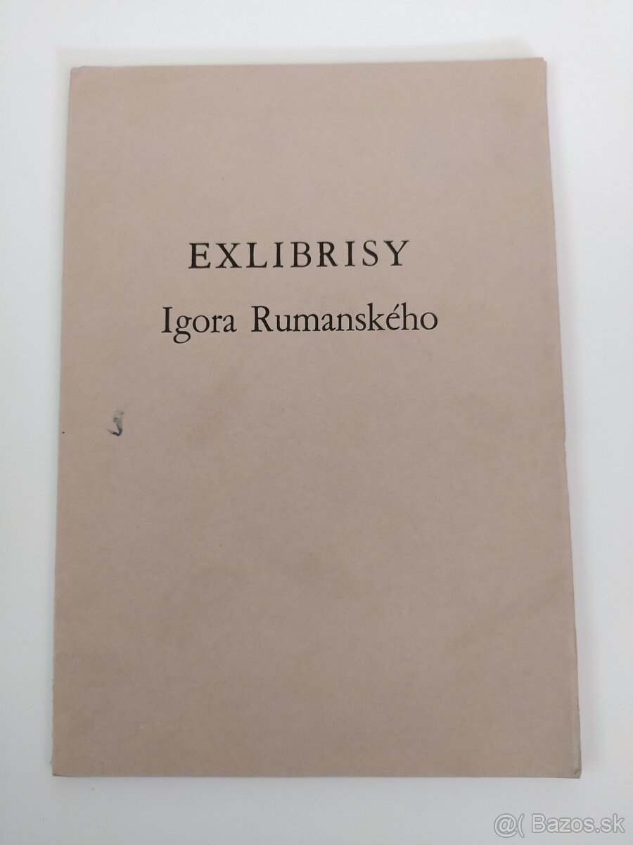 Exlibrisy Igora Rumanského a báseň Milana Rúfusa, PODPIS